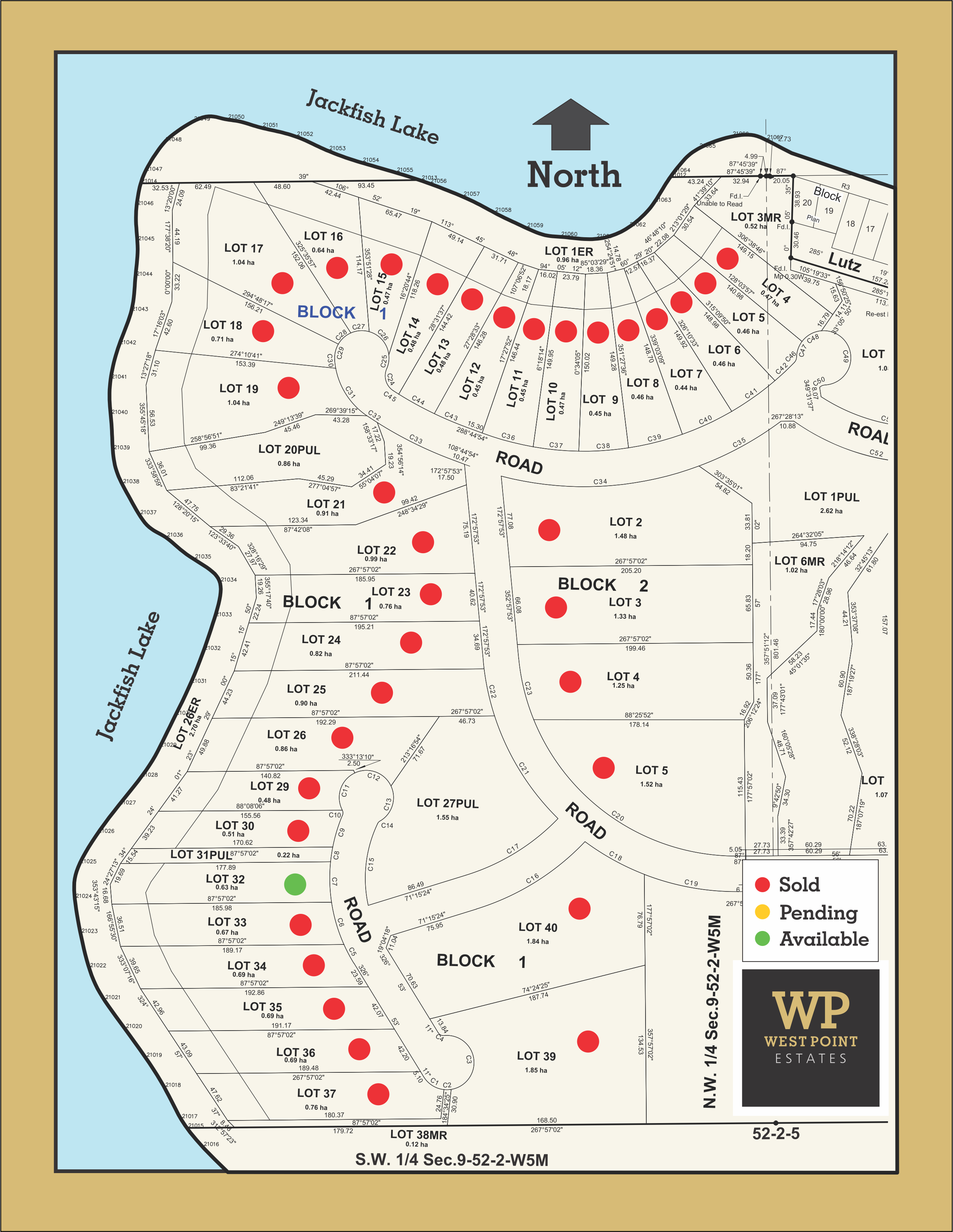 Lake Lots For Sale Jackfish Lake Map Of Lots For Sale 2022 Edmonton Lake Lots Parkland Lake Lots For Sale